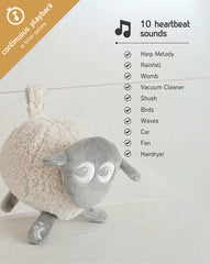 Ewan Deluxe Baby Shushing Sleep Sheep GREY